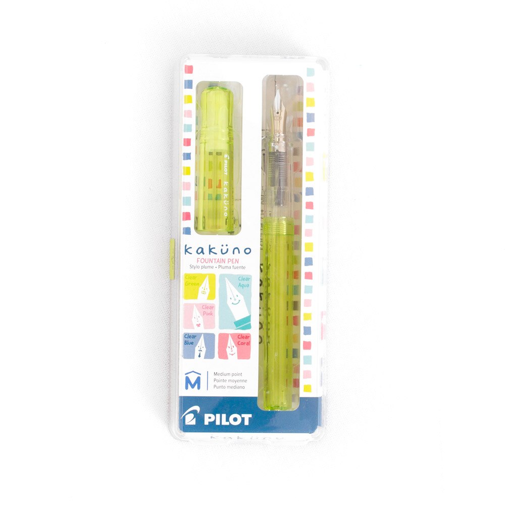 Pilot, Fountain, Art & School, Kakuno, Medium Nib, Pen, 836115, Green